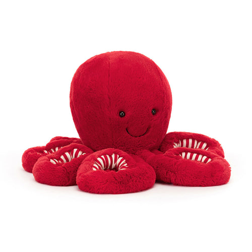 Plüsch-Oktopus – cranberry 27 cm - tablude.com