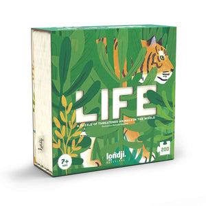 Puzzle Life – Gefährdete Tierarten, 200 Teile - tablude.com