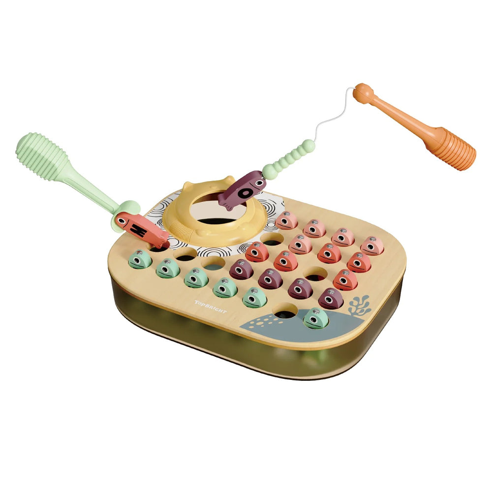 Magnetisches Geschicklichkeitsspiel – Fische fangen ABC - tablude.com