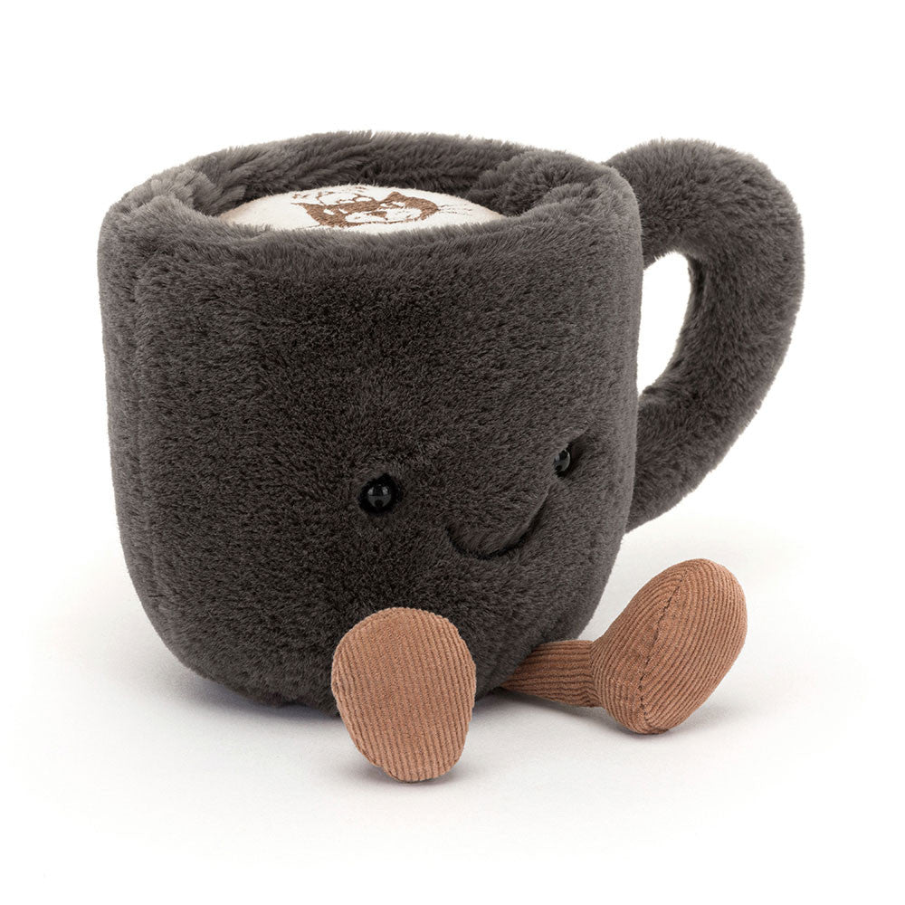 Plüsch-Tasse „Fröhliche Tasse Kaffee“ 14 cm - tablude.com