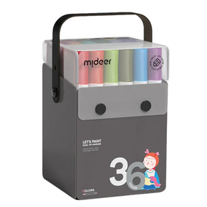 Transparente Marker mit doppelter Spitze – 36 Farben - tablude.com