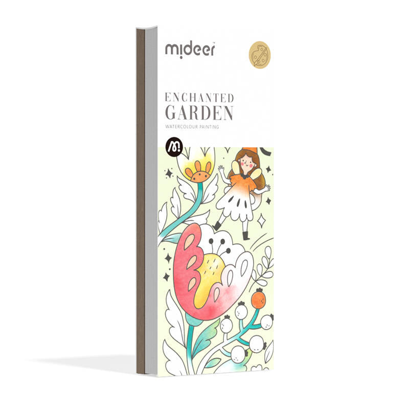Aquarell-Malbuch – Der verzauberte Garten - tablude.com