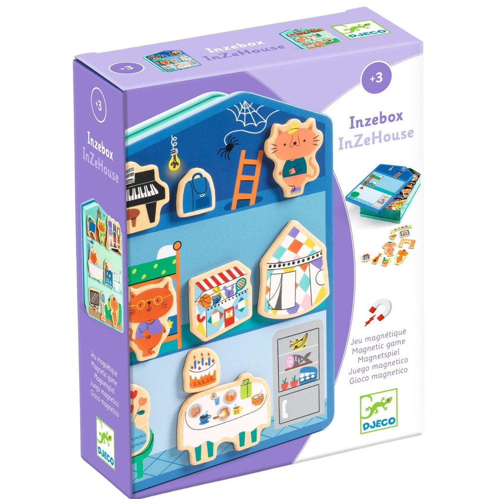 Magnetisches Puzzle – Katzenhaus - tablude.com