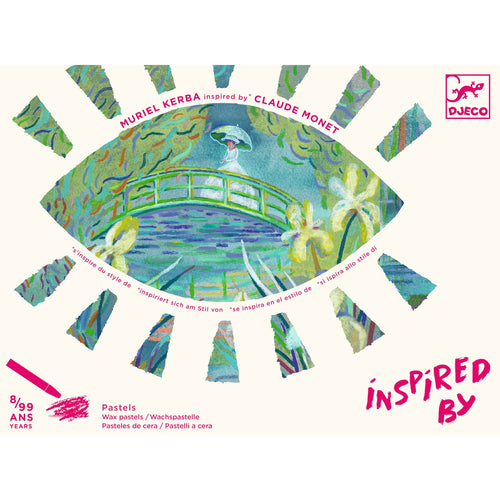 Kunstset Inspirationen – Wasserlilien - tablude.com
