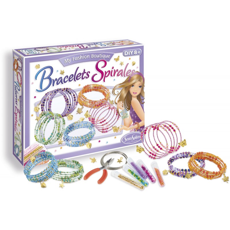 Set zum Basteln von Federarmbändern