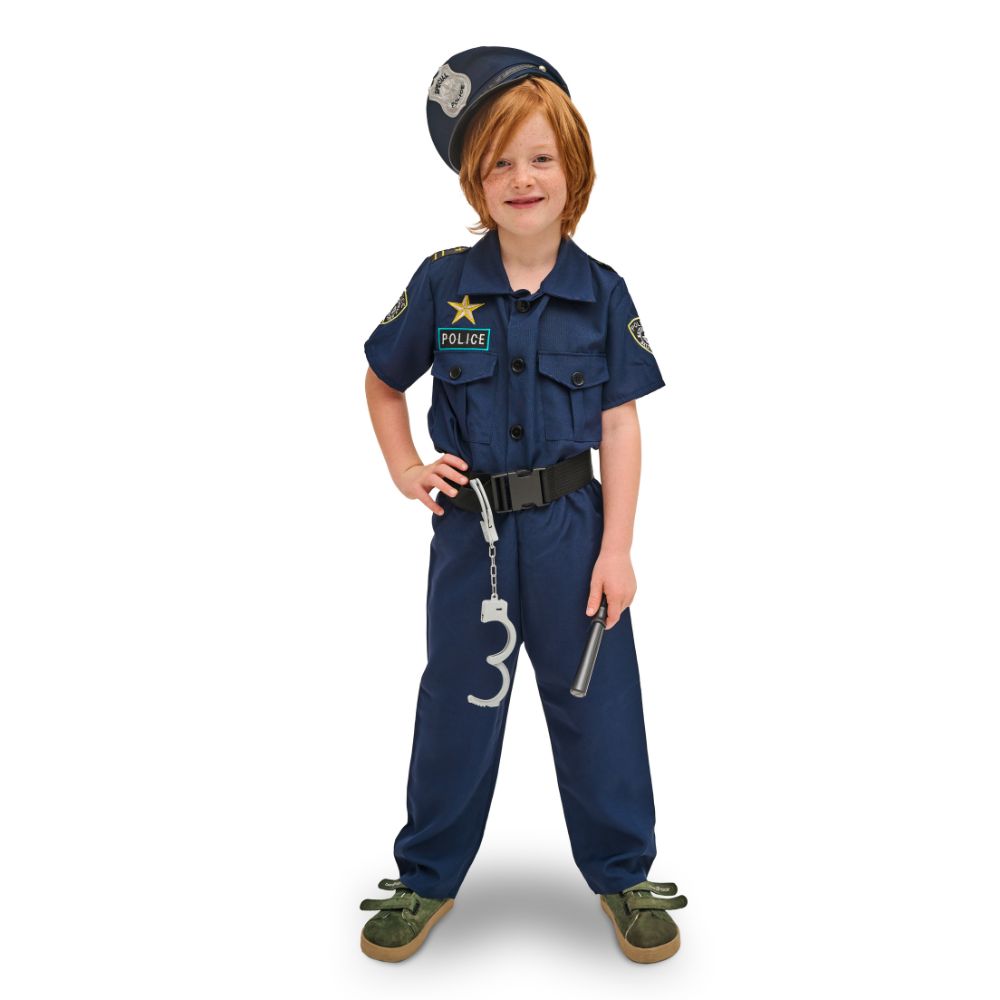 Polizistenkostüm – Größe 116–128 cm (5–8 Jahre)