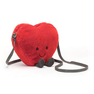 Plüschhandtasche Lächelndes Herz  18 cm - tablude.com