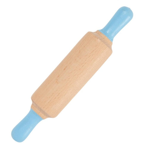 Holz-Teigroller – Blau - tablude.com