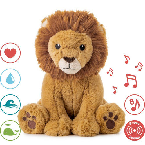 Noisy Louis Lion™ mit Geräuschsensor und Spieluhr - Löwe - tablude.com