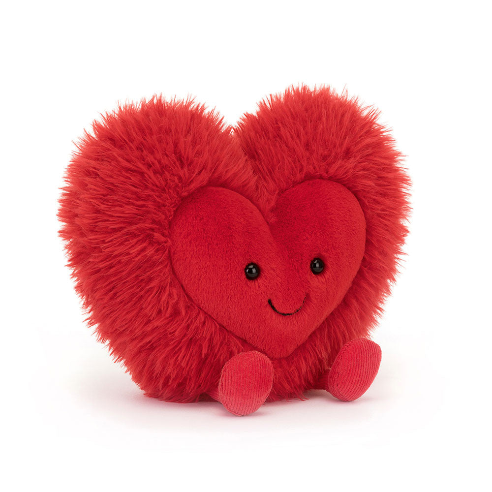 Plüschherz Rot  24 cm - tablude.com