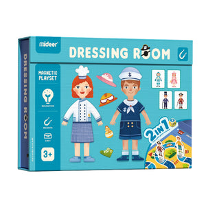 Magnetisches Puzzle und Spiel 2in1 – Kleidung - tablude.com