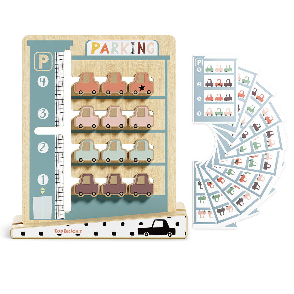 Logisches Puzzlespiel für Kinder – Parkplatz - tablude.com