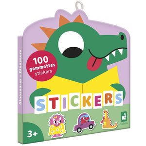 Wiederverwendbare Aufkleber 3+ – Dinosaurier 100 Stück - tablude.com