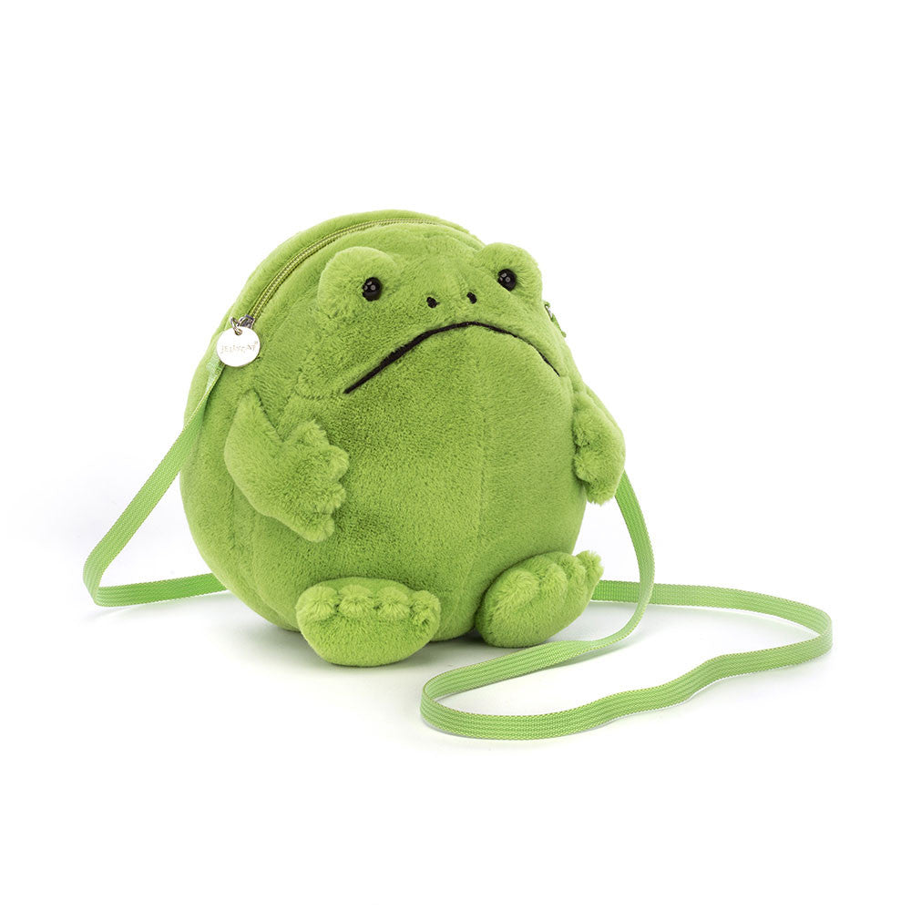 Plüsch-Umhängetasche – Regenfrosch Ricky 17 cm - tablude.com