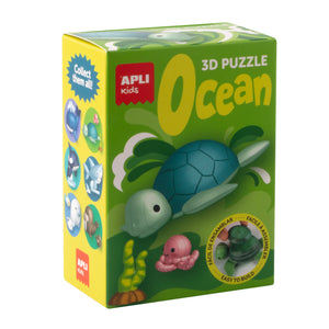 3D-Puzzle Ozean – Schildkröte - tablude.com