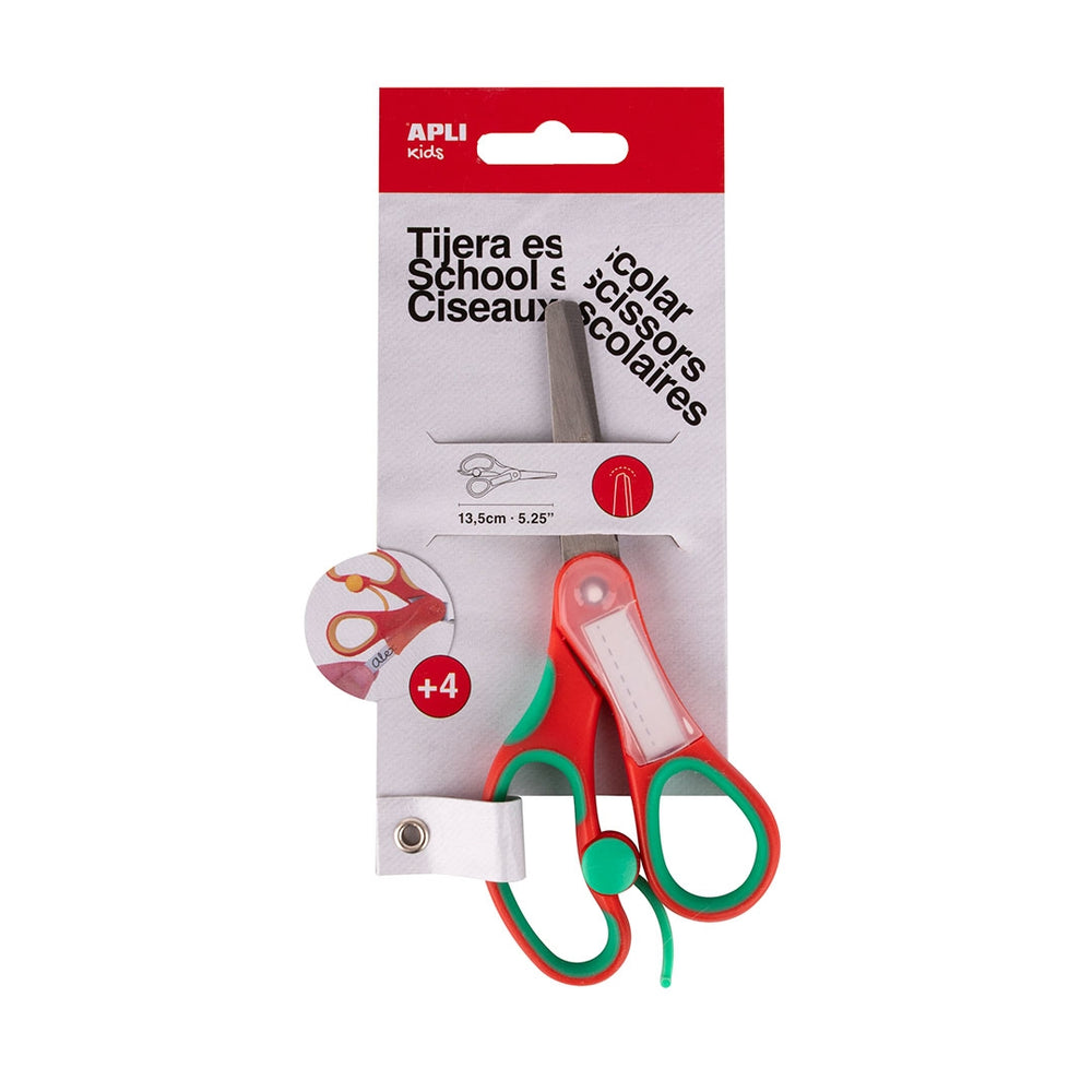 Schere für Kindergartenkinder, 13 cm – Rot - tablude.com