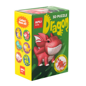 3D-Puzzle Drachen – Rot - tablude.com