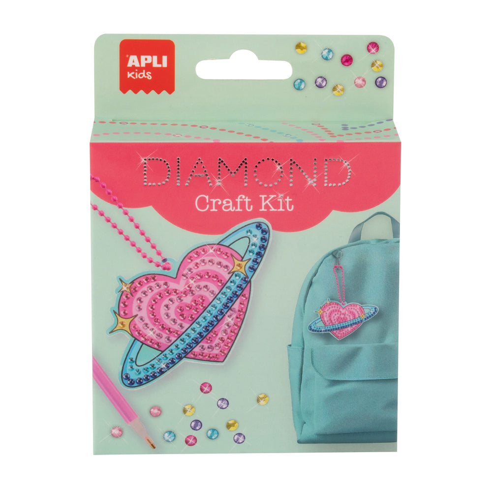 Set zum Basteln von Diamant-Schlüsselanhängern DIY – Herzplanet - tablude.com
