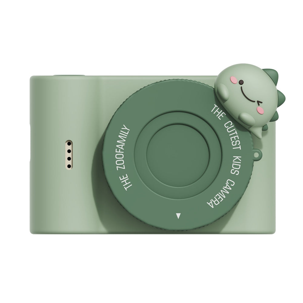 Digitalkamera für Kinder Full HD Urban Zoo – Grüner Dinosaurier - tablude.com
