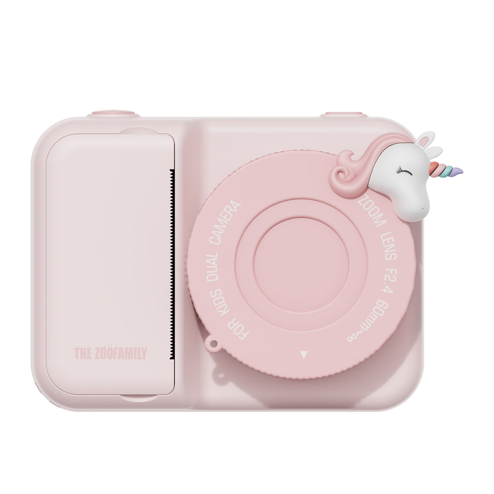 Digitalkamera mit Drucker für Kinder Zoo Print – Einhorn - tablude.com