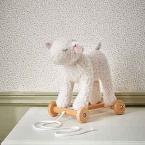 Mary das Wollschaf Kuscheltier zum Ziehen - tablude.com