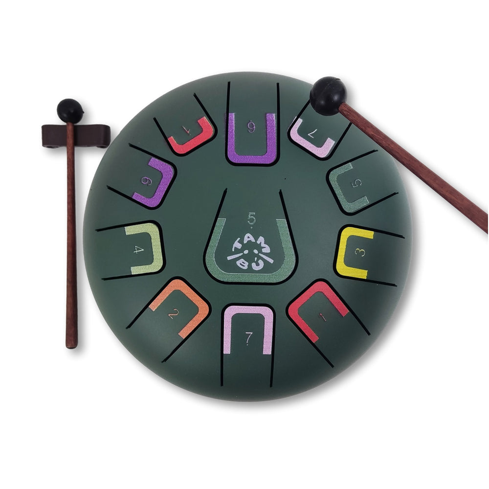 Zungentrommel Tambu – Dark Green Mat - tablude.com