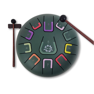 Zungentrommel Tambu – Dark Green Mat - tablude.com