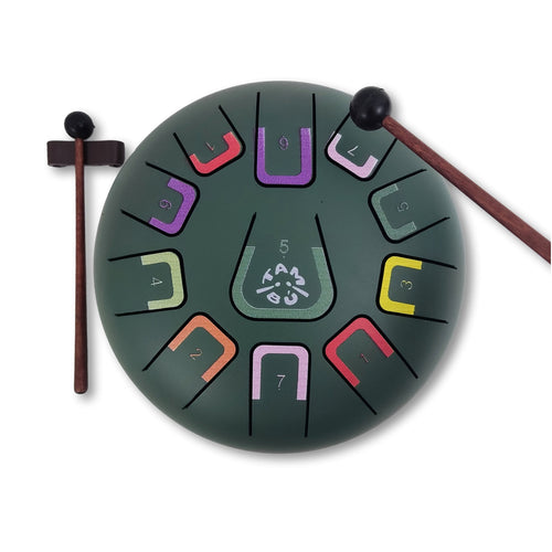 Zungentrommel Tambu – Dark Green Mat - tablude.com