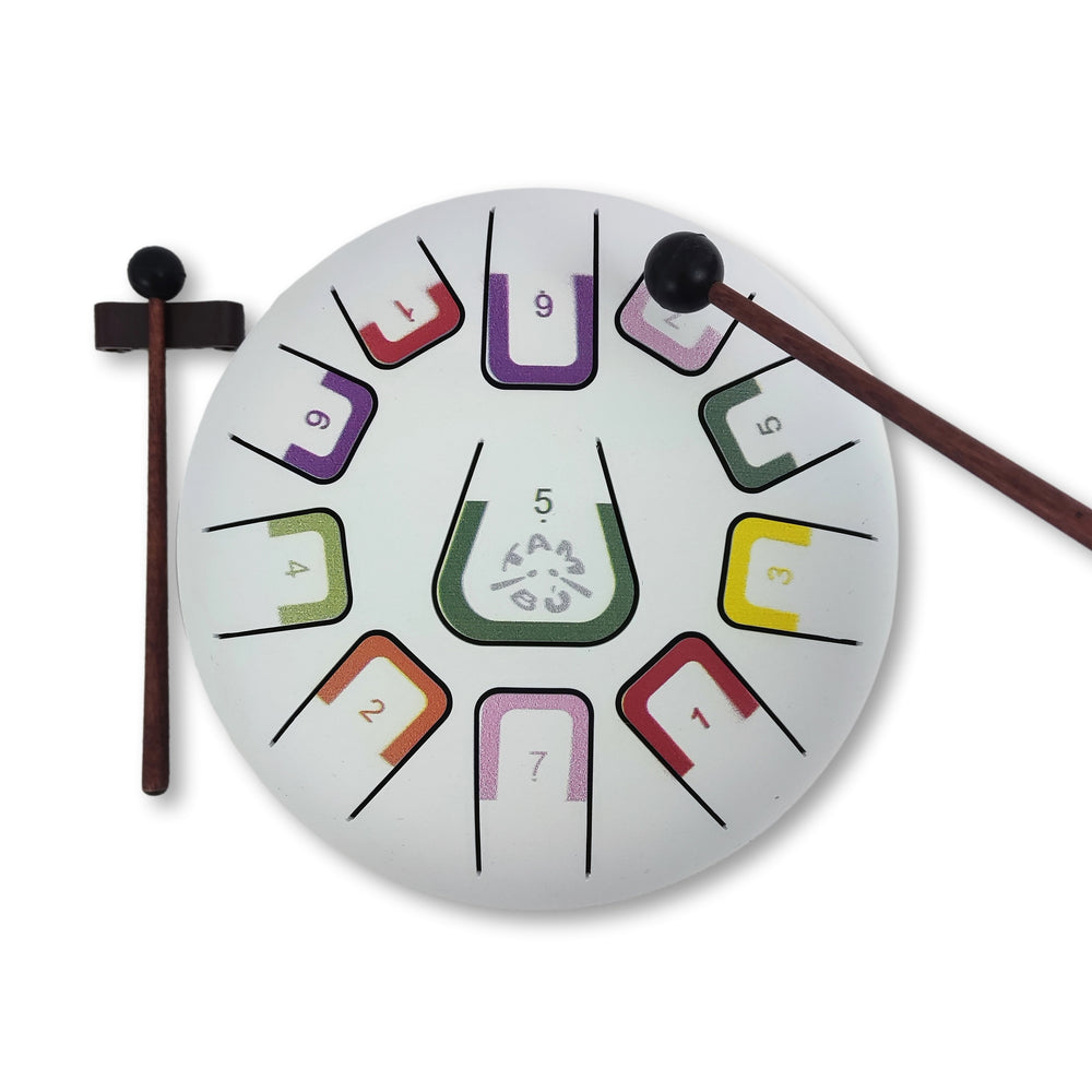 Zungentrommel Tambu – White Mat - tablude.com