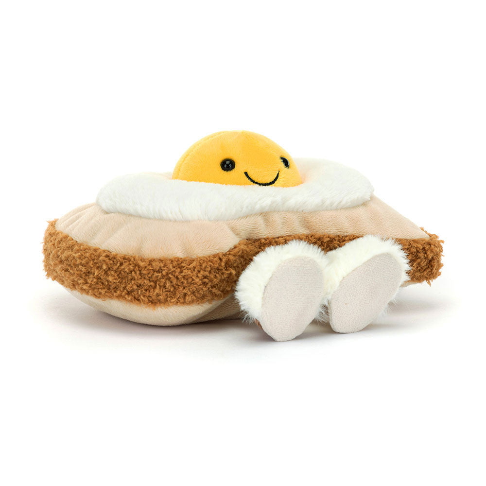 Plüsch-Eier auf Toast 16 cm - tablude.com