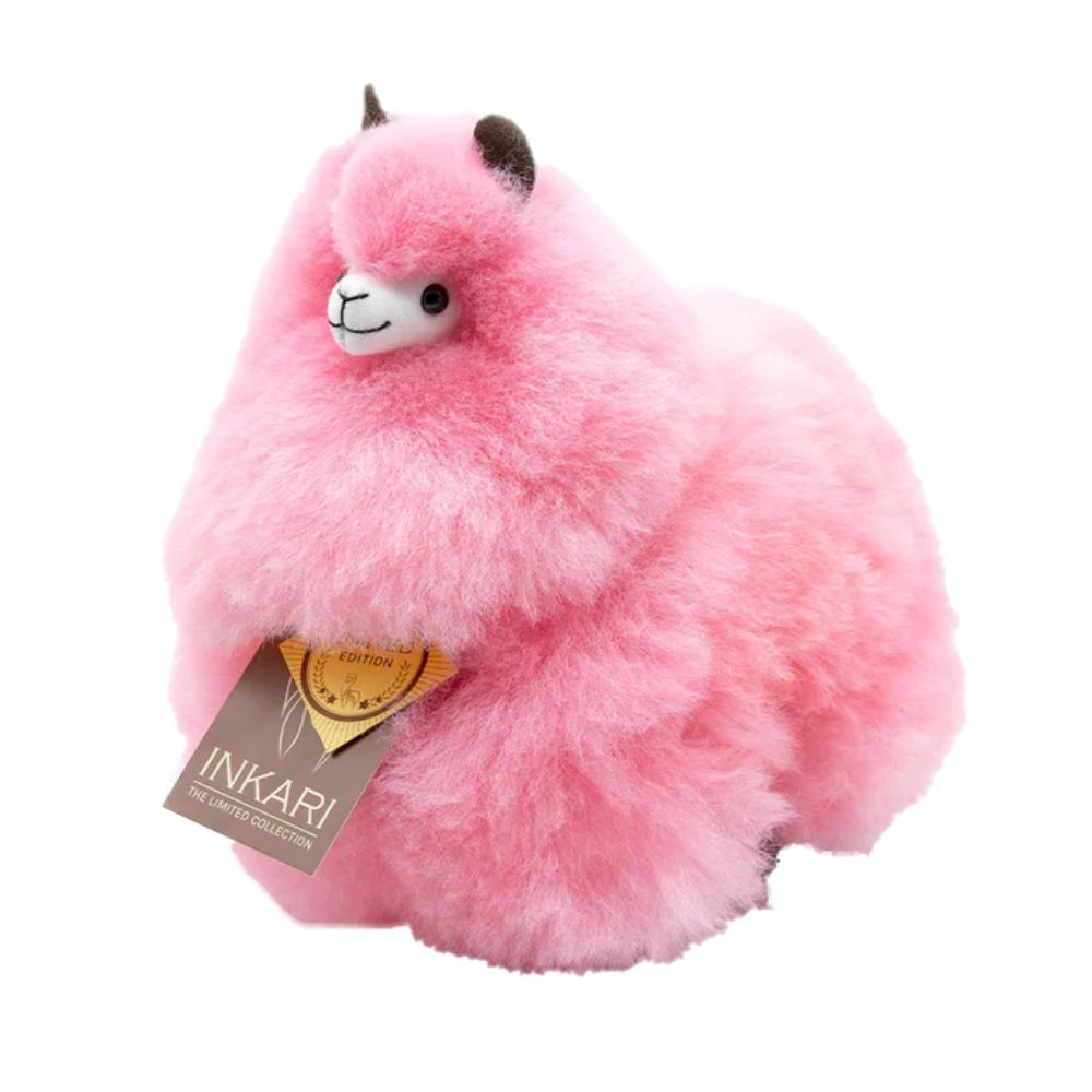 Plüsch-Alpaka Rainbows – Cotton Candy 15 cm - tablude.com