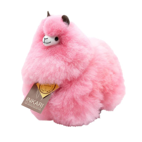 Plüsch-Alpaka Rainbows – Cotton Candy 15 cm - tablude.com