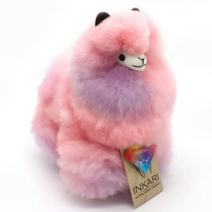 Plüsch-Maskottchen Alpaka Rainbows – Lotus 23 cm