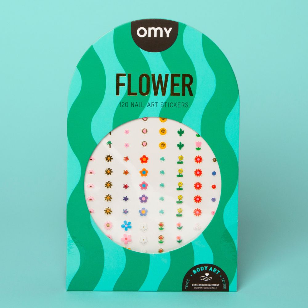 Nagelsticker – Flower 120 Stück - tablude.com