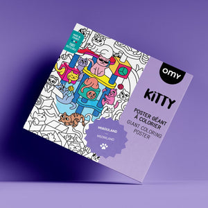 Riesiges Malbuch – Kitty 100 x 70 cm - tablude.com