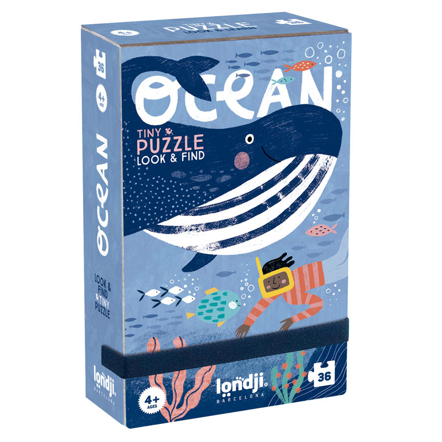 Taschenpuzzle mit Beobachtungsspiel – Ozean 36 Teile - tablude.com