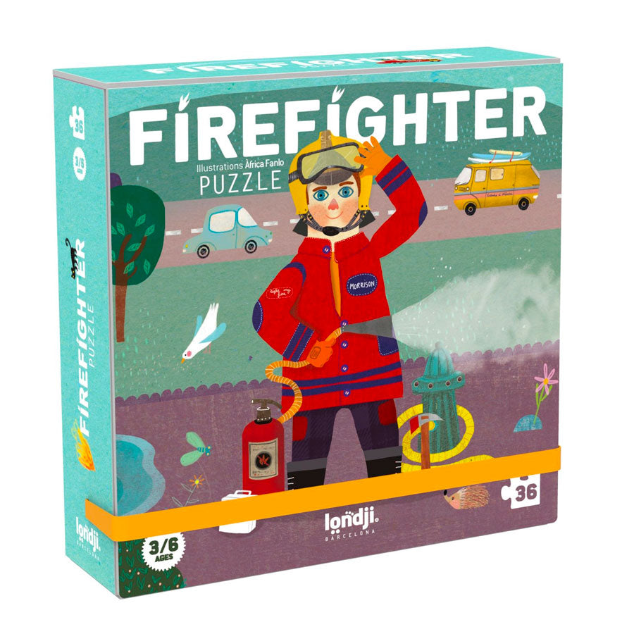 Taschenpuzzle – Feuerwehrmann, 36 Teile - tablude.com