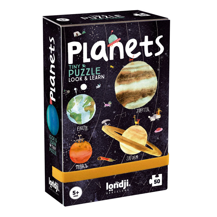 Taschenpuzzle mit Beobachtungsspiel – Planeten, 50 Teile - tablude.com