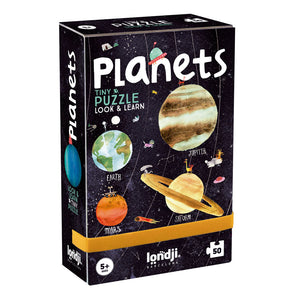 Taschenpuzzle mit Beobachtungsspiel – Planeten, 50 Teile - tablude.com