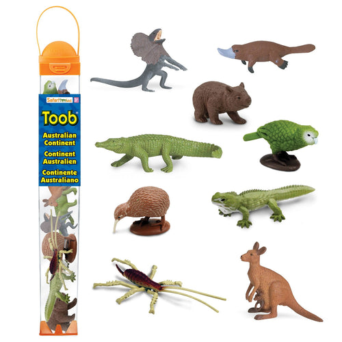 Figurenset in einer Tube TOOB – Tiere Australiens - tablude.com