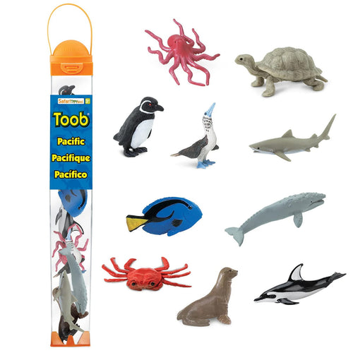 Figurenset in einer Tube TOOB – Meerestiere des Pazifiks - tablude.com