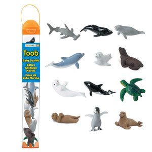 Figurenset in einer Tube TOOB – Junge Meerestiere - tablude.com