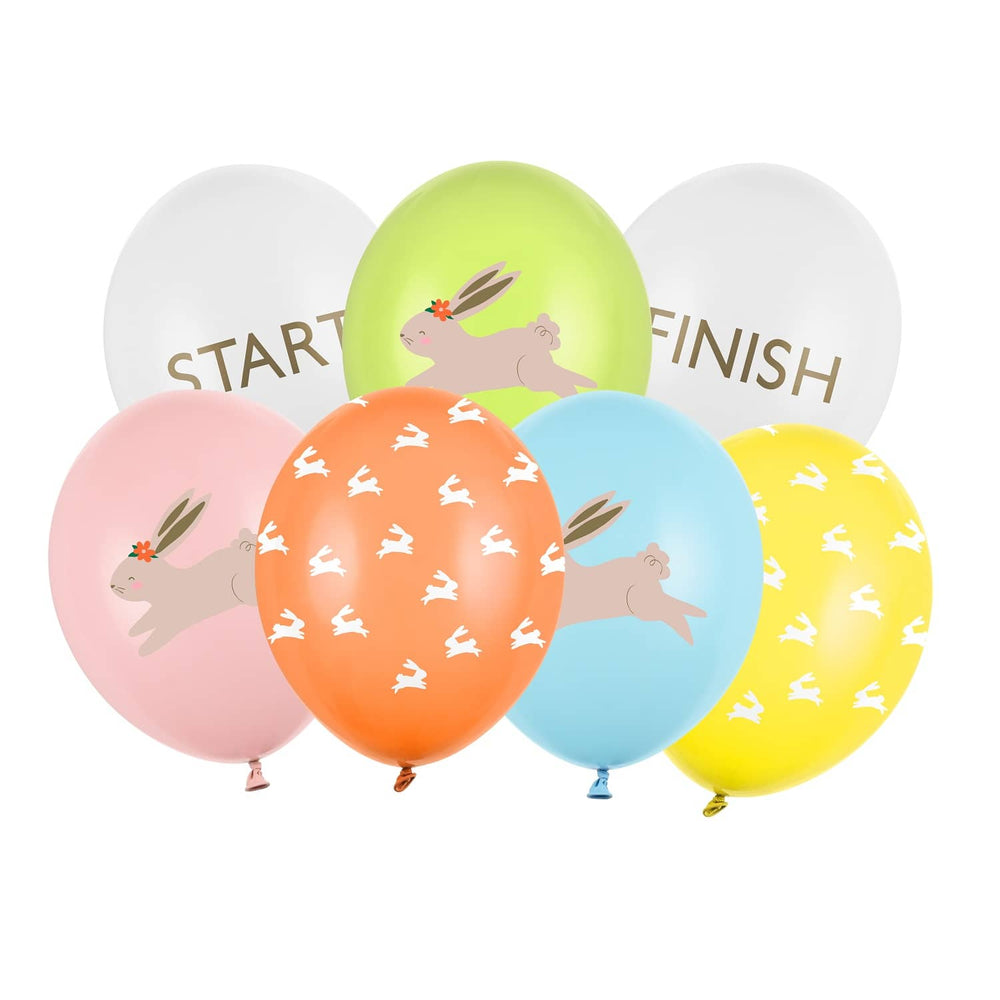 Ballons, 7 Stück – Egg Hunt, 30 cm