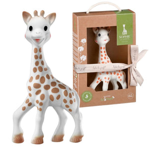Beißring Sophie die Giraffe von So'Pure in einer Box - tablude.com