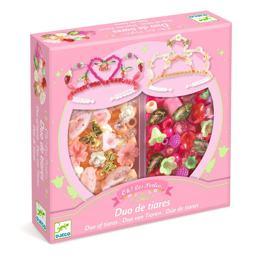 Schmuckset – 2 rosa Diademe - tablude.com