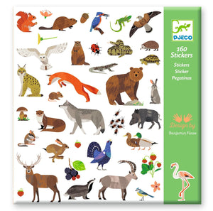 Stickerset 160 Stück – Fauna - tablude.com