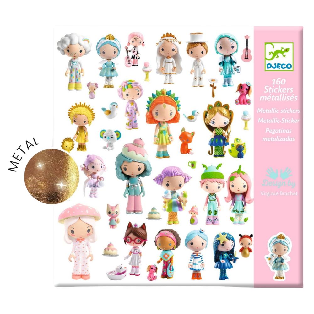 Stickerset 160 Stück – Die Welt von Tinyly - tablude.com