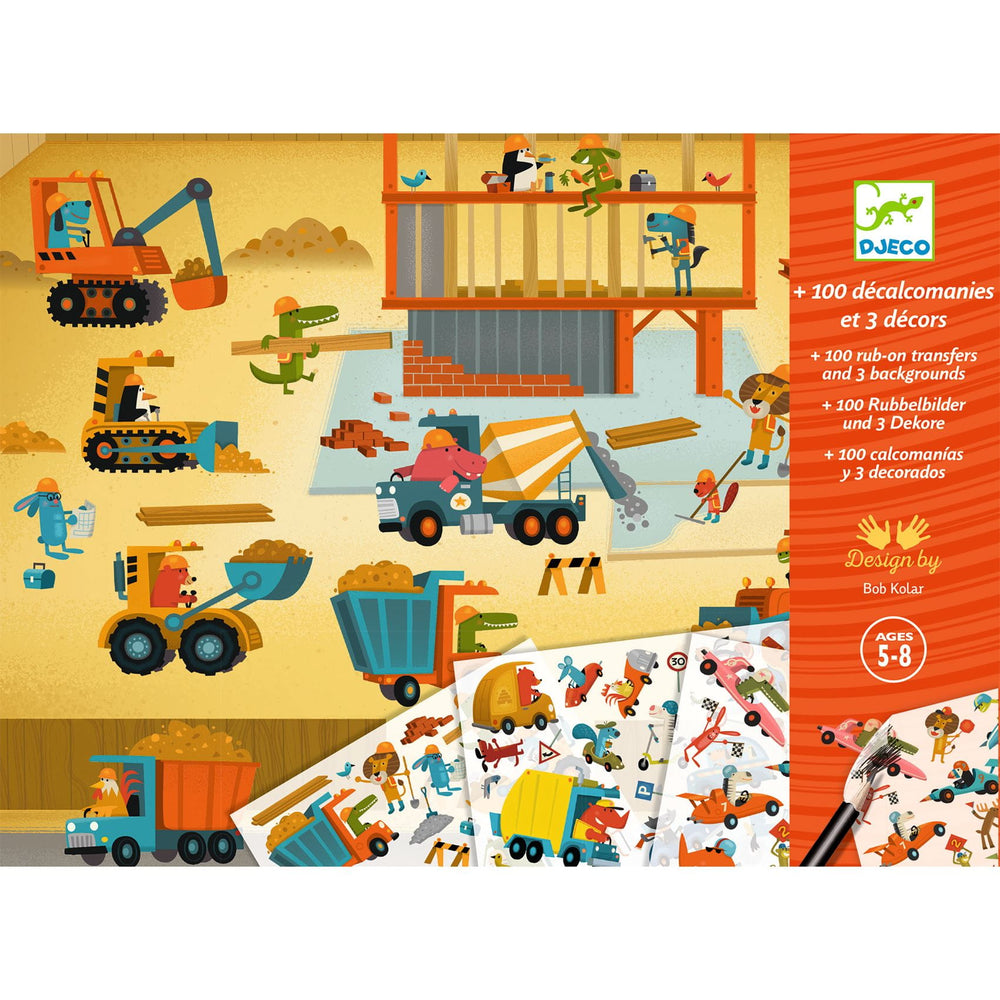 Kunstset Abziehbilder – Fahrzeuge - tablude.com