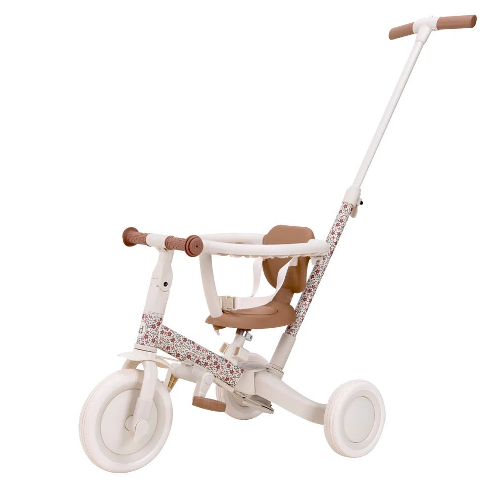 4-in-1-Dreirad mit Griff – Sunny Flower