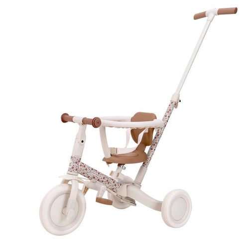 4-in-1-Dreirad mit Griff – Sunny Flower